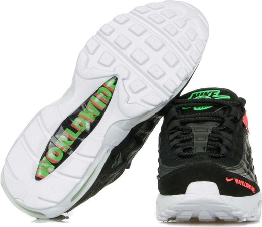 Nike-Scarpa-Bassa-Uomo-Air-Max-95-Black/white/green-Strike/flash-Crimson-da-uomo