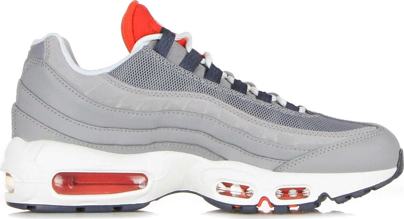 Nike-Scarpa-Bassa-Uomo-Air-Max-95-Cement-Grey/thunder-Blue/chile-Red-da-uomo
