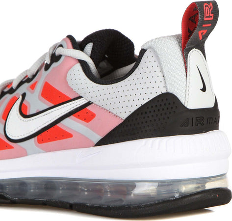 Nike-Scarpa-Bassa-Uomo-Air-Max-Genome-Pure-Platinum/white/bright-Crimson/black-da-uomo