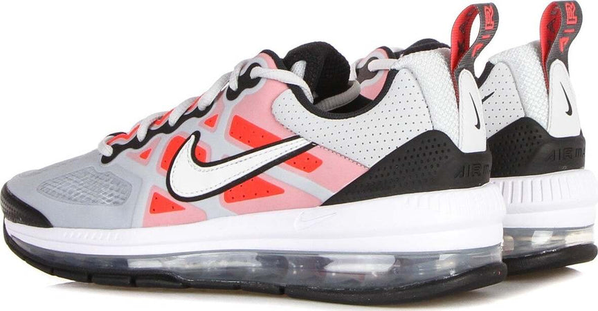 Nike-Scarpa-Bassa-Uomo-Air-Max-Genome-Pure-Platinum/white/bright-Crimson/black-da-uomo