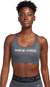 Nike-W-NP-Swsh-LGT-SPT-AOP-Bra,-Antracite/Bianco,-Donna