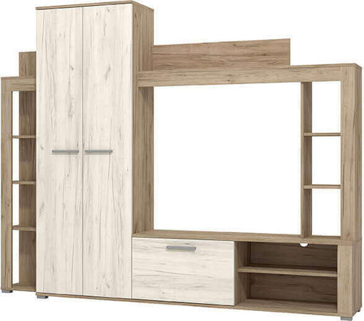 NILA---parete-attrezzata-moderna-colore-rovere-grigio-bianco-cm-233,2-x-350-x-185,2-h-Bianco-Milani-Home