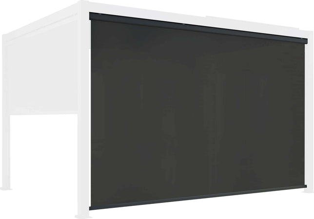 NIMBUS---parete-laterale-da-3-m-per-pergola-Grigio-scuro-Milani-Home