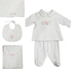 NINNAOH Set Completo Nascita Bimba MANIFATTURA ITALIANA Tutina 2Pz. + Bavaglino + 1Lenzuolo +1 Copertina Set Completo Nascita Bimba Sanitaria Gioia del Bimbo - Villa San Giovanni, Commerciovirtuoso.it