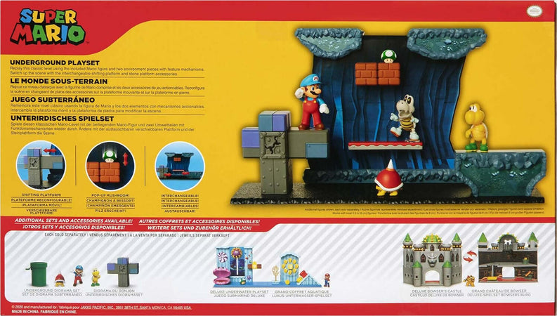 Nintendo---playset-super-mario-underground,-include-mario-e-i-personaggi-del-videogioco,-idea-regalo-per-bambini-e-collezionisti,-consigliato-dai-3-anni-in-su