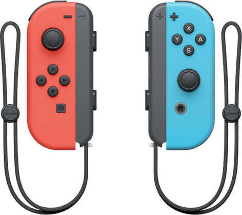 Nintendo-Joy-Con-Blu,-Rosso-Bluetooth-Gamepad-Analogico/Digitale-Nintendo-Switch---(NIN-CONTROLLER-COPPIA-JOY-CON-RED/BLU)