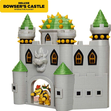 Nintendo-Super-Mario-Playset-Castello-di-Bowser-Deluxe-e-Personaggio-Articolato