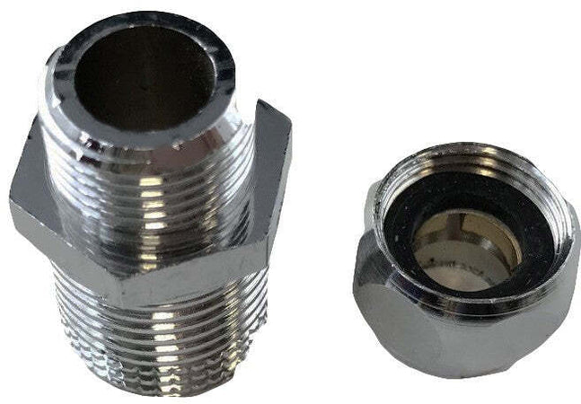 Niplex lungo da 1/2 x 10, in ottone pesante