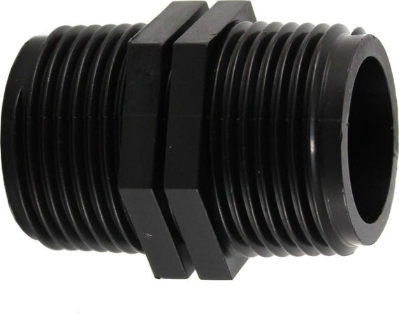 Nipplo filettato in polipropilene PN10 per irrigazione e giardinaggio Commercio Industria e Scienza/Idraulica pneumatici e tubatura/Raccordi/Raccordi per tubazioni/Raccordi filettati La Zappa - Altamura, Commerciovirtuoso.it