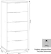 NIRRE---cassettiera-5-cassetti-Bianco-Milani-Home