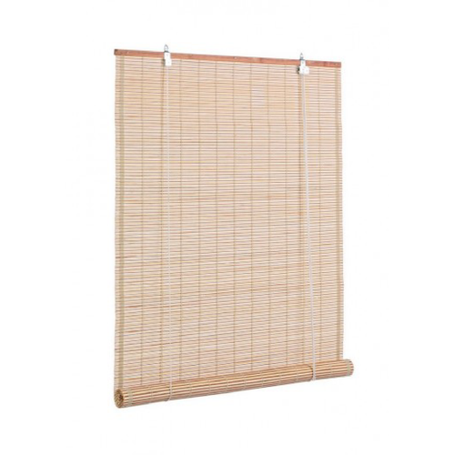 Tenda Nizza marrone in bamboo, barre in legno e filo di poliestere copertura 75%