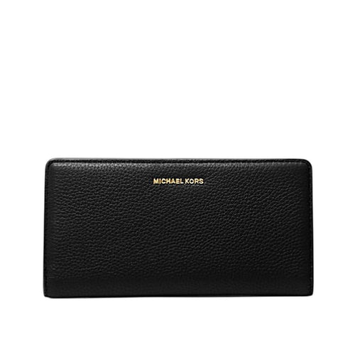 MICHAEL KORS portafogli donna michael kors - lg slim snap wallet - nero da donna