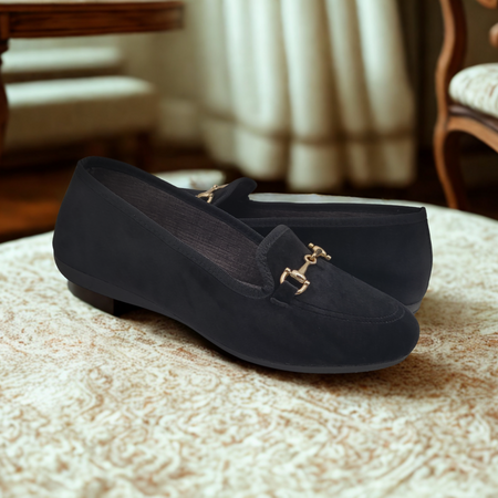 Le Parigine Eleganti Ballerine Donna da Casa, Friulane in Velluto Invernali, Ciabatte Basse e Chiuse, Produzione Artigianale