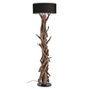 Piantana bluma in legno di teak riciclabile h 180 cm