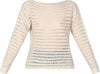 No-Nà Maglia Donna Traforata Semi Trasparente Girocollo Maniche Lunghe Top Tinta Unita Scollo Profondo Fit Morbido Moda/Donna/Abbigliamento/T-shirt top e bluse/Maglie a manica lunga You Store - Messina, Commerciovirtuoso.it