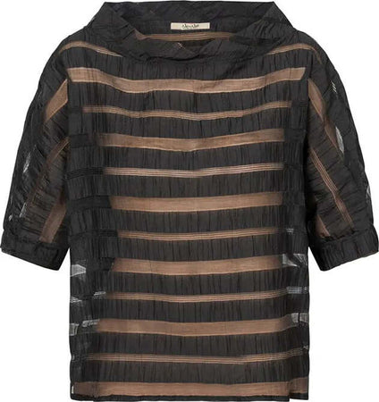 NO-NA'-|-Blusa-a-righe-scollo-barca