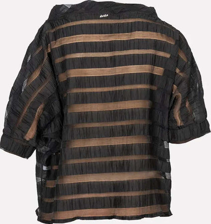 NO-NA'-|-Blusa-a-righe-scollo-barca