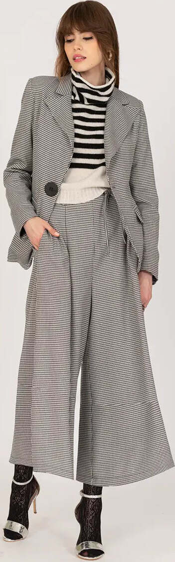 NO-NA'-|-Giacca-blazer-pied-de-poule
