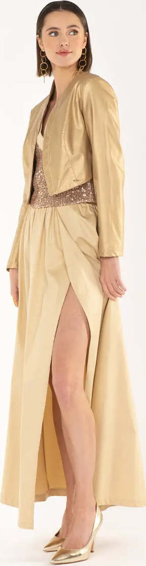 No-Na' | Giacca Corta Ecopelle Donna Moda/Donna/Abbigliamento/Giacche e cappotti/Giacche You Store - Messina, Commerciovirtuoso.it