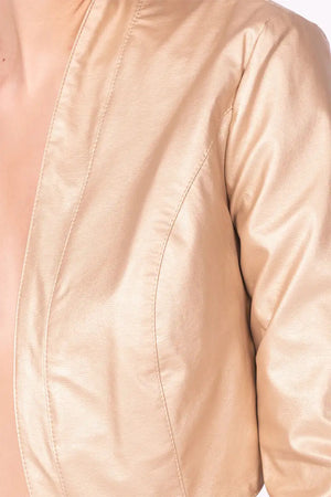No-Na' | Giacca Corta Ecopelle Donna Moda/Donna/Abbigliamento/Giacche e cappotti/Giacche You Store - Messina, Commerciovirtuoso.it