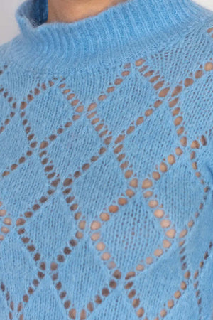 NO-NA'-|-Maglia-collo-cratere-trama-rombo