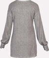 NO-NA'-|-Maglia-motivo-treccia-con-collana