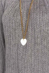 NO-NA'-|-Maglia-motivo-treccia-con-collana