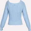 NO-NA'-|-Maglia-scollo-quadro-con-treccia