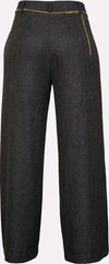 NO-NA'-|-Pantalone-spinato-con-cintura-gioiello