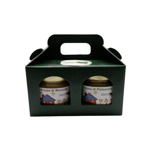 Cream Box Pistacchio - Nocciole Creme Spalmabili Siciliane 200g