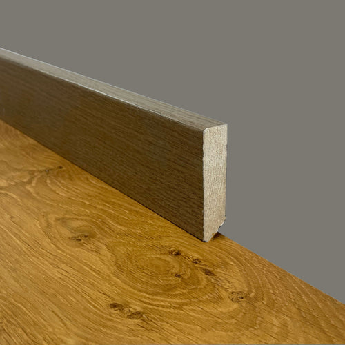 €1,29ml * MEGA STOCK AL METRO * BATTISCOPA Taglio Quadro in Fibra di legno 60x15 NOCE MEDIO - Eternal Parquet