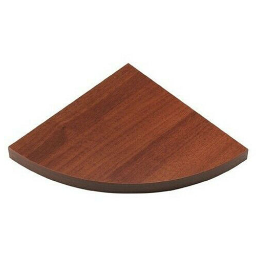 Mensola da muro ad angolo in legno con bordo squadrato fissaggio con reggimensole