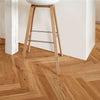 27,90€ mq ***STOCK AD ESAURIMENTO*** Pacchi da 2,13mq di  Prefinito BAUWERK Monopark Rovere Spina 9,6x65x455 Verniciato Nodato