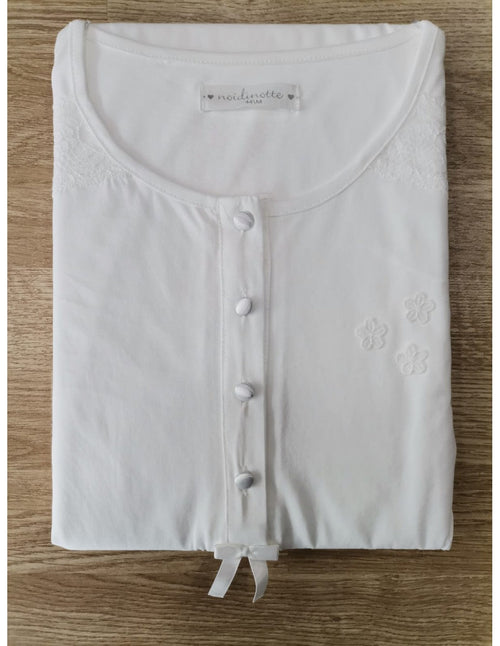 Noidinotte Pigiama da Donna Maniche Corte Aperto con Pantalone Lungo FA7331/32 S26