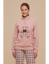 Noidinotte Pigiama Invernale da Donna in Pile FA8401 S30 - Passarelli Biancheria