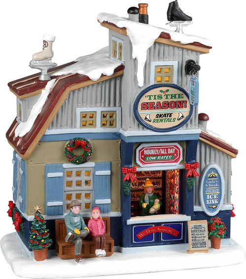Noleggio dei pattini, edificio luminoso per villaggio di Natale in Porcellana‎ Casa e cucina/Decorazioni per interni/Addobbi e decorazioni per ricorrenze/Decorazioni natalizie/Oggettistica MagiediNatale.it - Altamura, Commerciovirtuoso.it