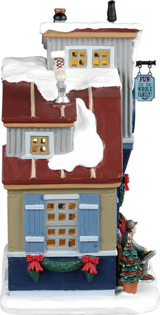 Noleggio dei pattini, edificio luminoso per villaggio di Natale in Porcellana‎ Casa e cucina/Decorazioni per interni/Addobbi e decorazioni per ricorrenze/Decorazioni natalizie/Oggettistica MagiediNatale.it - Altamura, Commerciovirtuoso.it