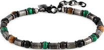 NOMINATION---BRACCIALE-INSTINCTSTYLE-CON-FINITURA-NERA-MARRONE,VERDE