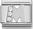 NOMINATION----LINK-COMPOSABLE-CLASSIC-IN-ARGENTO-LETTERA-M