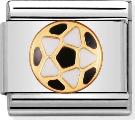 NOMINATION---LINK-COMPOSABLE-CLASSIC-PALLONE-BIANCO-E-NERO
