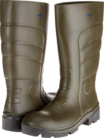 NORA-POLYURETHANE-STIVALI-MEGAMAX-PU-DARK-OLIV-GREEN/GREY-TG-49-EN20345-S5