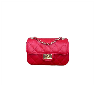 Borsa Pochette Piccola Donna Petite Bag Rosso Leathershop