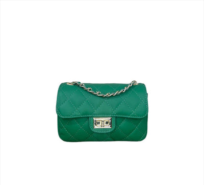 Borsa Pochette Piccola Donna Petite Bag Verde Leathershop