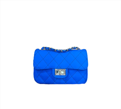Borsa Pochette Piccola Donna Petite Bag Blu Royal Leathershop