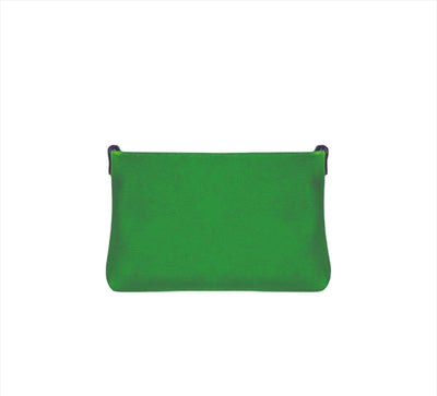 Borsa Donna Piccola a Spalla Minibag Verde Leathershop