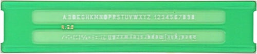 Normografo lettere e cifre Uni - 2 5mm - verde - Arda Cancelleria e prodotti per ufficio/Penne matite scrittura e correzione/Materiali per il disegno tecnico Eurocartuccia - Pavullo, Commerciovirtuoso.it