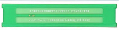 Normografo lettere e cifre Uni - 3 5mm - verde - Arda Cancelleria e prodotti per ufficio/Penne matite scrittura e correzione/Materiali per il disegno tecnico Eurocartuccia - Pavullo, Commerciovirtuoso.it