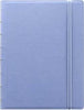 Notebook - con elastico - copertina similpelle - A5 - 56 pagine - a righe - blu pastello - Filofax Cancelleria e prodotti per ufficio/Archivio ufficio e accessori per scrivania/Archivio ufficio/Portablocchi e portamoduli Eurocartuccia - Pavullo, Commerciovirtuoso.it