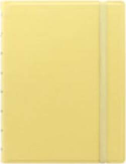 Notebook - con elastico - copertina similpelle - A5 - 56 pagine - a righe - giallo limone - Filofax Cancelleria e prodotti per ufficio/Archivio ufficio e accessori per scrivania/Archivio ufficio/Portablocchi e portamoduli Eurocartuccia - Pavullo, Commerciovirtuoso.it