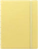 Notebook - con elastico - copertina similpelle - A5 - 56 pagine - a righe - giallo limone - Filofax Cancelleria e prodotti per ufficio/Archivio ufficio e accessori per scrivania/Archivio ufficio/Portablocchi e portamoduli Eurocartuccia - Pavullo, Commerciovirtuoso.it